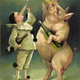 Illustration for article titled The Most Surreal Holiday Cards Ever Printed